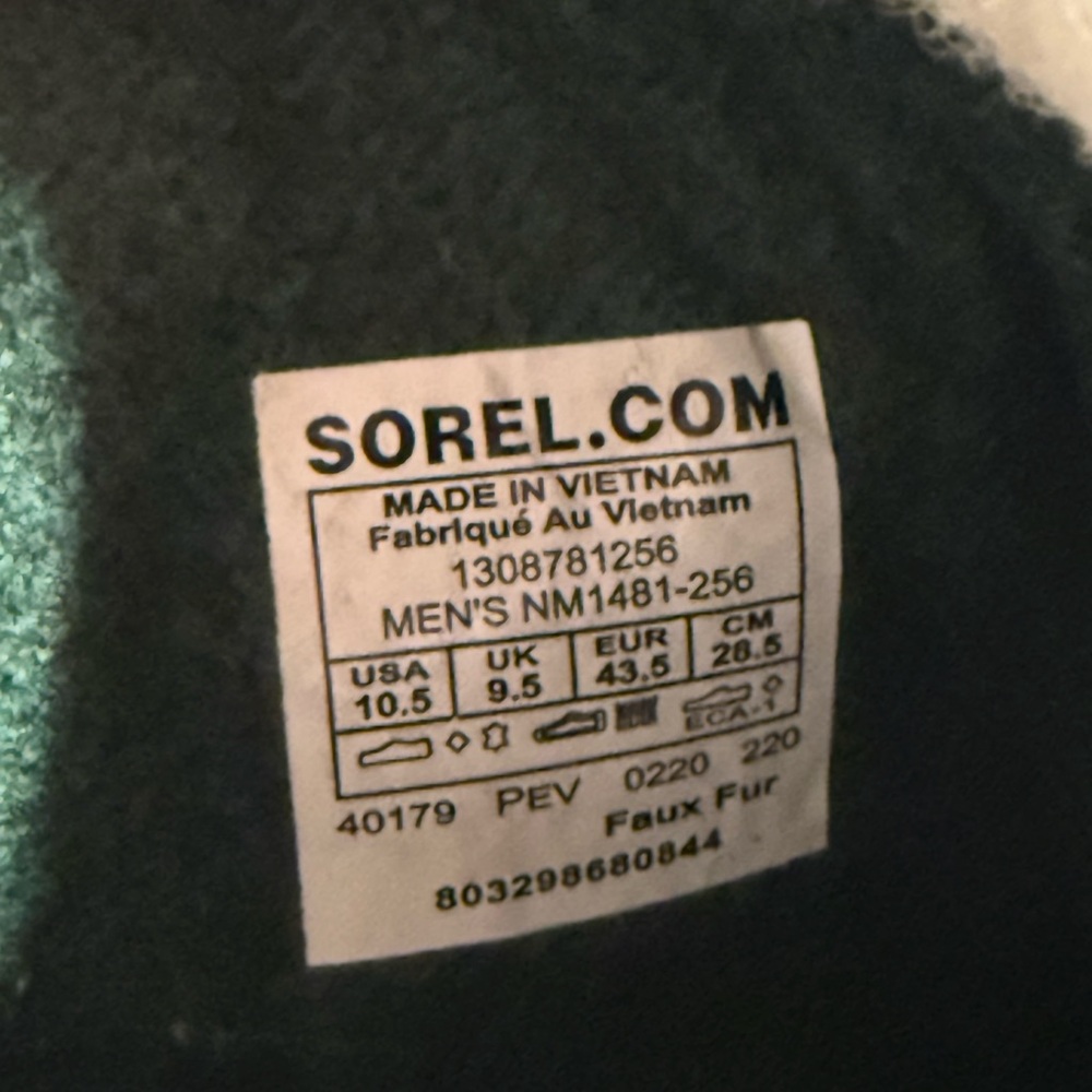 Sorel Brown and Black Rain & Snow Boots with Plush Lining - Picture 3 of 6